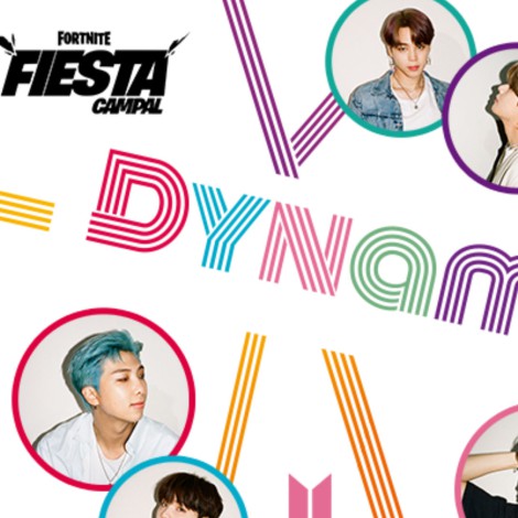 Dynamite de BTS en Fiesta campal de Fortnite