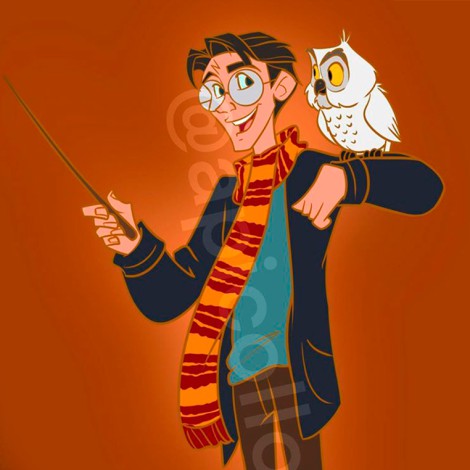 Harry Potter: sus personajes dibujados al estilo Disney