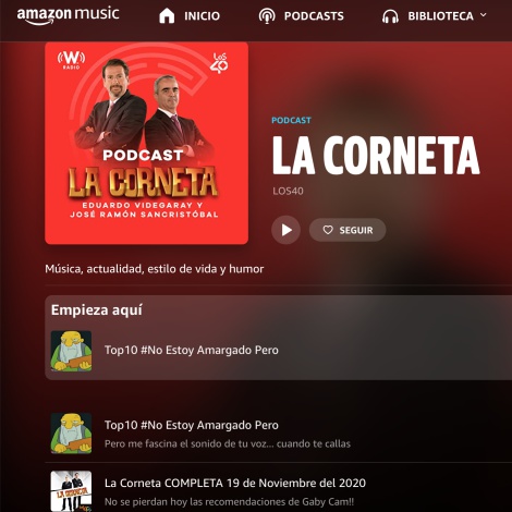 La Corneta, El Tlacuache, De Película y Ya párate ya disponibles en Amazon Music