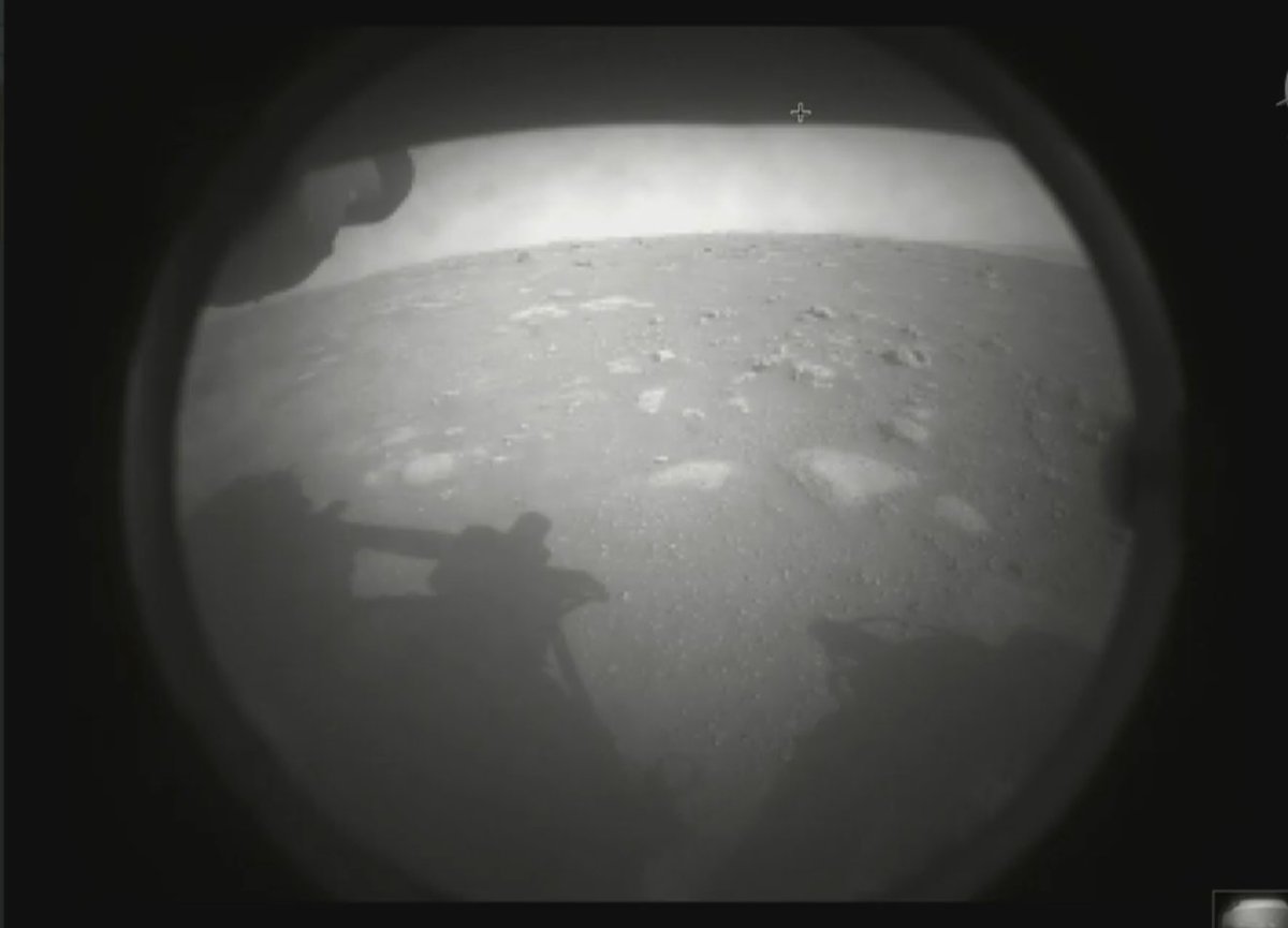 Primeras imágenes del rover Perseverance en Marte