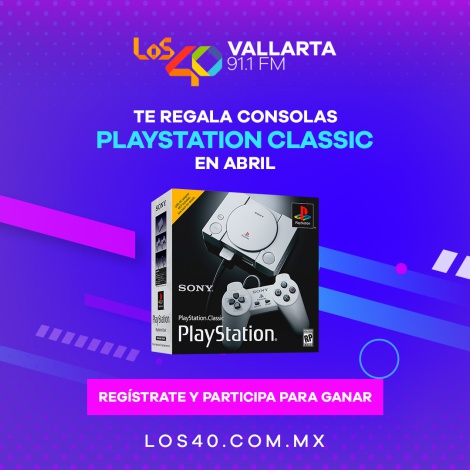 Si vives en Puerto Vallarta regístrate y participa para ganar una consola Playstation Classic