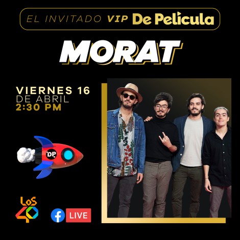 Morat anuncia el lanzamiento de "Porfa no te vayas"; invitados especiales en De Película de LOS40