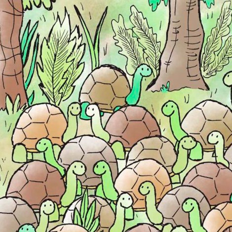 Reto Visual: ¿Puedes encontrar a la serpiente entre las tortugas?