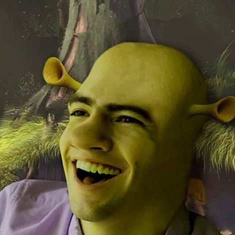 Tiktoker recrea toda la película de Shrek, el resultado se hace viral
