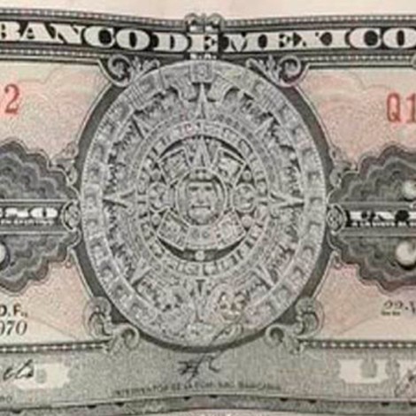 Conoce el único billete de 1 peso en México vale más de 100 mil