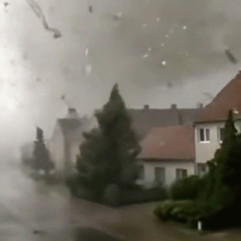 En TikTok usuario muestra cómo se ve un tornado desde dentro