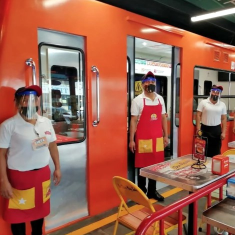 Inauguran taquería poblana inspirada en el Metro de la CDMX