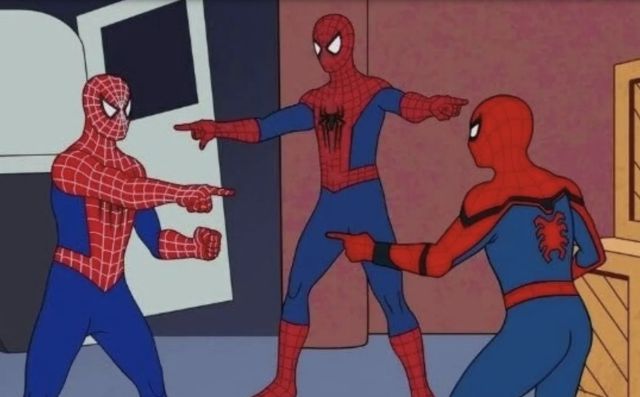 Tom Holland, Andrew Garfield y Tobey Maguire recrean meme de Spider-Man |  Actualidad | LOS40 México