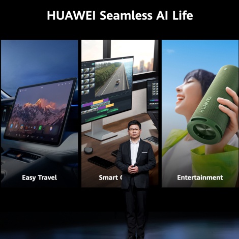 Huawei muestra su visión del futuro con una oficina inteligente y súper dispositivos