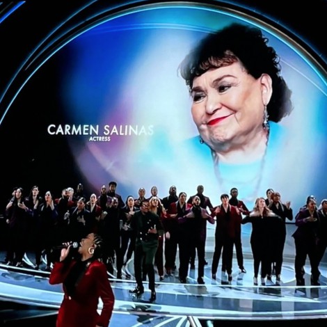 La primera actriz Carmen Salinas es homenajeada durante los Premios Oscar 2022