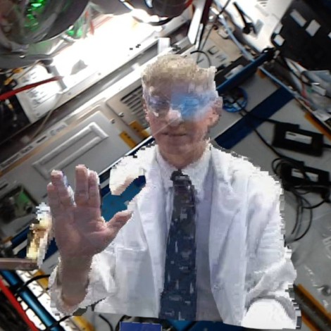 Por primera vez, la NASA logra la “holotransportación” de un doctor en el espacio
