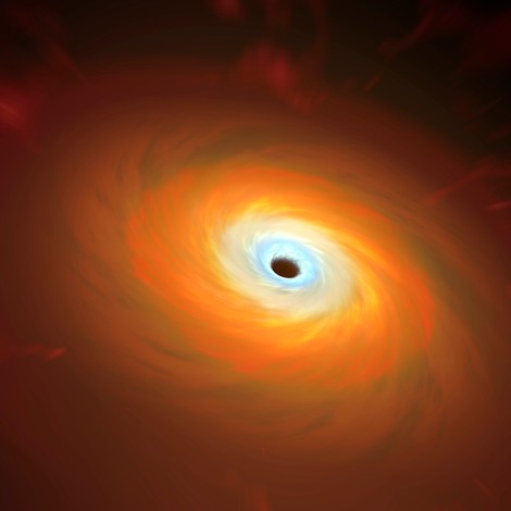 Revelan la primera imagen del agujero negro en el corazón de la Vía Láctea