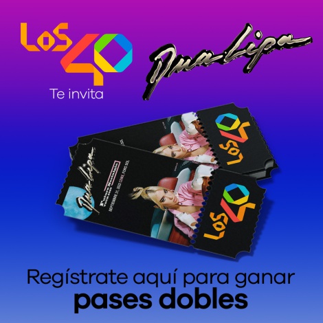 Participa y gana boletos dobles para el concierto de Dua Lipa