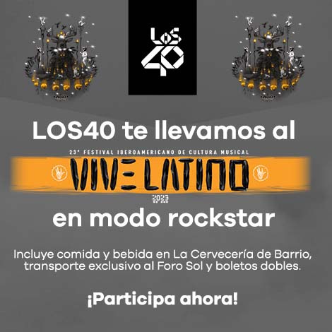 LOS40 te lleva en mood rockstar al Vive Latino. ¡Regístrate ahora para ganar!