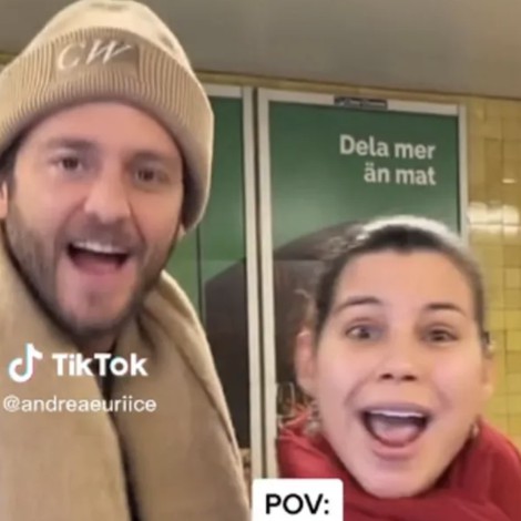 Joven encuentra a Christopher Uckermann en metro de Suecia y juntos cantan una canción de RBD