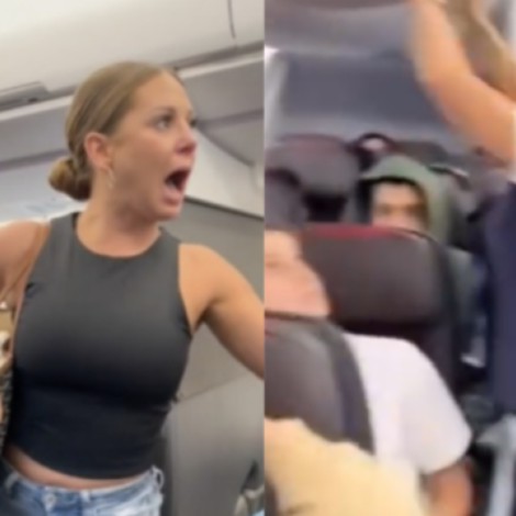 Mujer asegura que la persona con la que viajó en el avión “no era real”