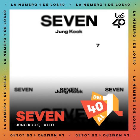 'Seven' de Jungkook es la #1 de la lista Del 40 al 1
