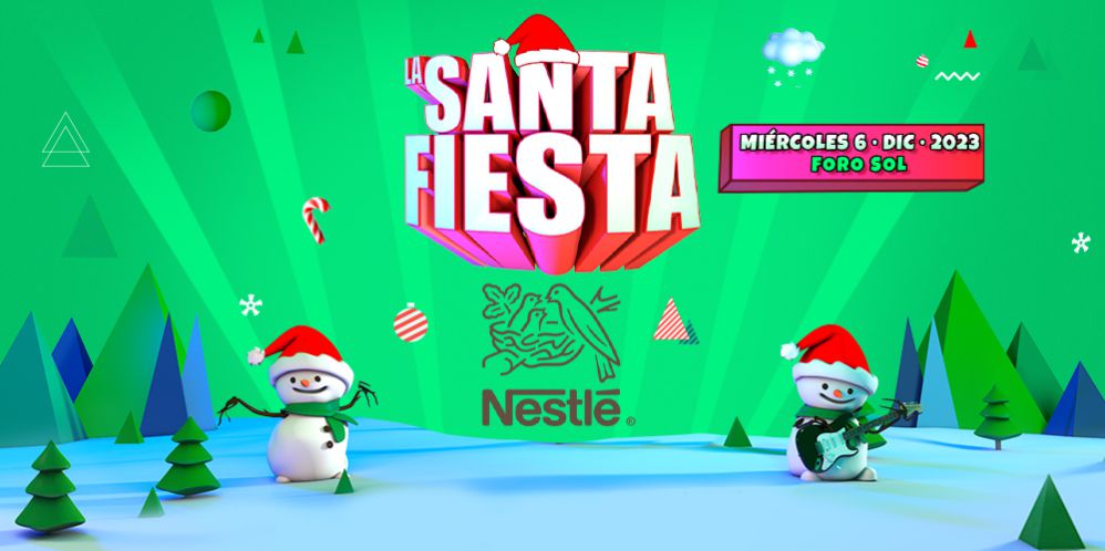 La Santa Fiesta Nestlé: Line up, fecha, hora y todo lo que debes saber